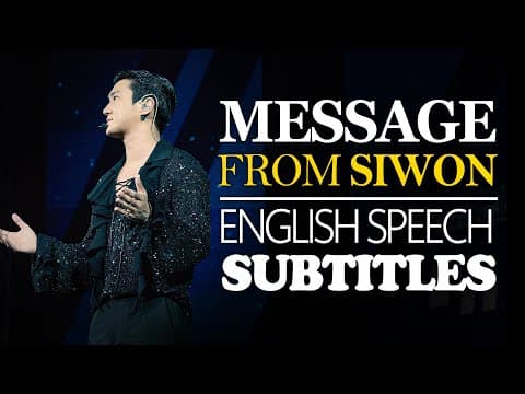 SIWON CHOI | ENGLISH SPEECH 2023 with subtitles thumbnail