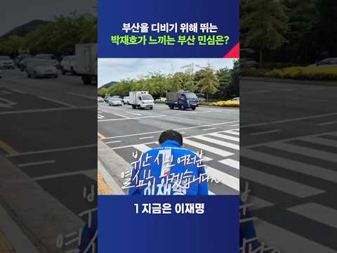 부산을 디비기 위해 뛰는 박재호가 느끼는 부산 민심은?  #shorts #박재호 thumbnail