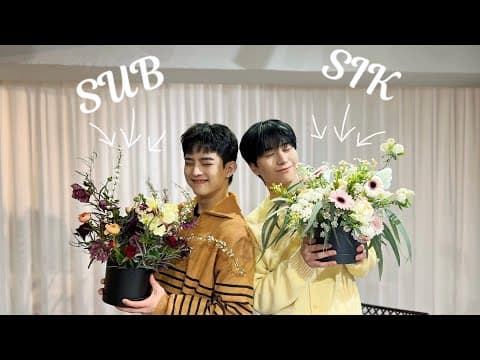 sub) VLOG | 승식이 형과 꽃꽂이 원 데이 클래스 브이로그🌼 thumbnail