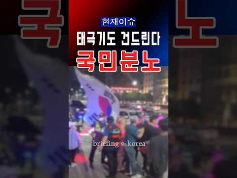 선거 논란으로 민심이 들끓고 있는 가운데, 태극기를 든 시민들과 경찰 사이의 충돌 장면이 온라인에서 빠르게 확산되고 있습니다  #대한민국 #정치 #정치이슈 #america thumbnail