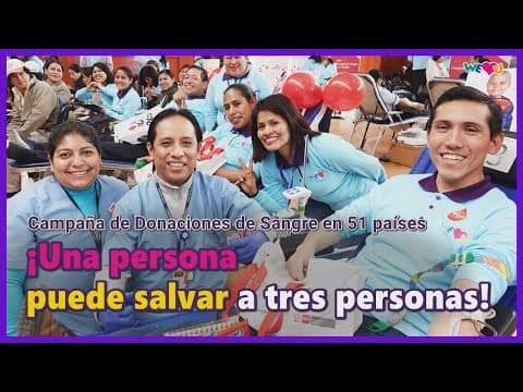 [WeLoveU] Campaña de Donación de Sangre en 51 países en Todo el Mundo de la Presidenta Zahng Gil-jah thumbnail