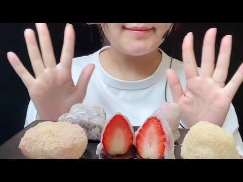 ASMR 과일모찌 딸기모찌 #모찌의숲 모찌 eatingsounds dessertsmukbang dessert strawberry mochiasmr thumbnail