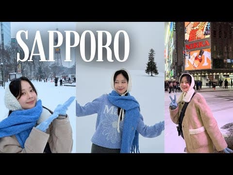 겨울 삿포로는 처음이햐⛄️❄️ l 비에이투어 l 삿포로 맛집 l 숙소 추천 l 삿포로 신상 호텔 I Sapporo Vlog thumbnail