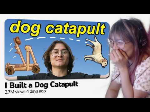 reacting to Michael catapulting my dog thumbnail