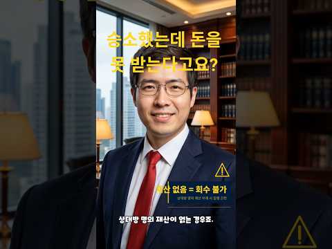 승소 후 돈 받는 법, 구주와 변호사의 핵심 전략 #구주와변호사 #승소판결 #강제집행 thumbnail