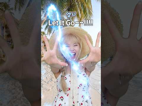 엘사가 더운나라로 여행갔을때 생기는일..❄️☃️ thumbnail