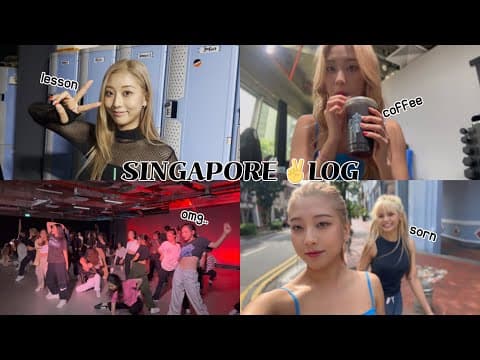 🇸🇬 EP04 싱가포르 브이로그 the first lesson in Singapore! daily Vlog ⭐️ thumbnail