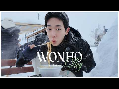 Vlog in Hokkaido Ep.1 l 삿포로에서 비에이까지 ❄️ (Sapporo & Biei) l 원호 WONHO thumbnail