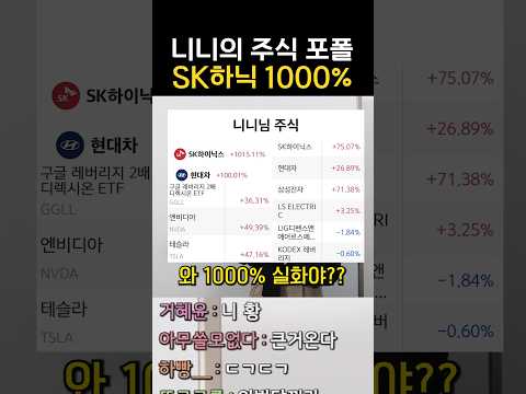 니니의 하이닉스 1000% 주식 포폴 thumbnail