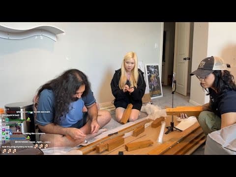 [Sep 21st, '25] Walmart, Assembling Bed, and Fixing Door w/ Esfandtv and Honeebell - IRL in Austin thumbnail