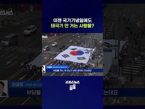 요즘 사람들이 태극기 게양을 부담스러워하는 이유 #태극기 #shorts #스브스뉴스 thumbnail