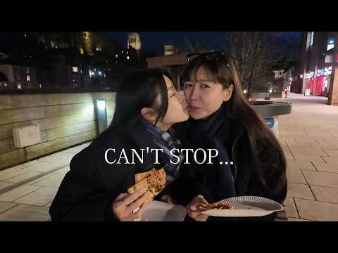 공공장소에서도 시도 때도 없이 뽀뽀하는 여자친구… 결국💋 thumbnail