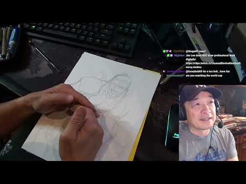OMEGA RED! Inking over Sedat Ozgen's pencils! Art Stream with Jim Lee thumbnail