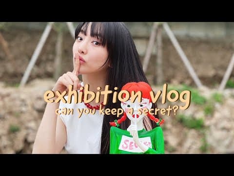 왔어요…다시 🎨 : 전시회 브이로그 thumbnail