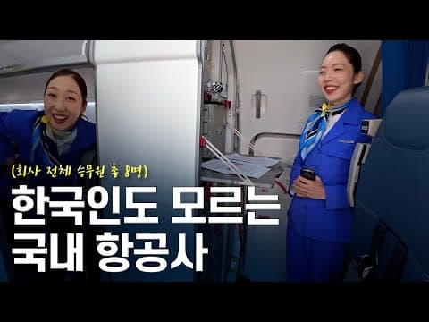 **단 1대의 비행기밖에 없는 국내 항공사 탑승기 thumbnail