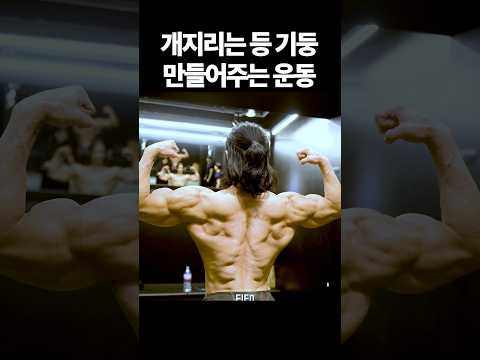 개지리는 등 기둥 만드는 운동 전수 받기 ㄷㄷ thumbnail