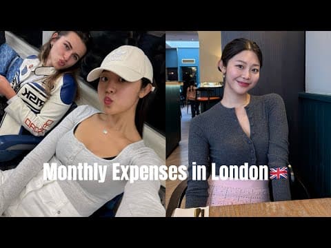 런던에서 한달에 얼마씩 쓸까?🇬🇧 | Monthly Expenses in London?!🇬🇧 thumbnail