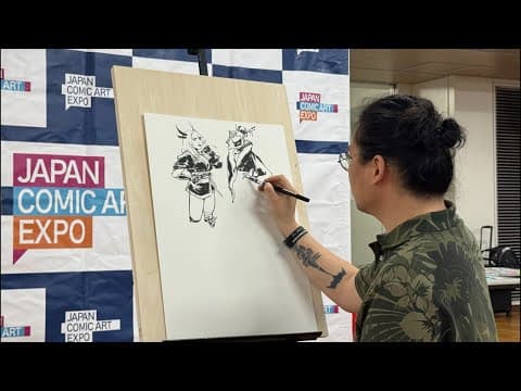 May 10th, 2026. Danny Kim Live Drawing. JAPAN COMIC ART EXPO thumbnail