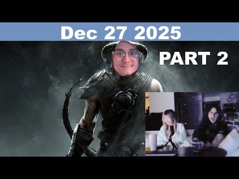 1000 hour skyrim stream (Part 2 VOD) thumbnail