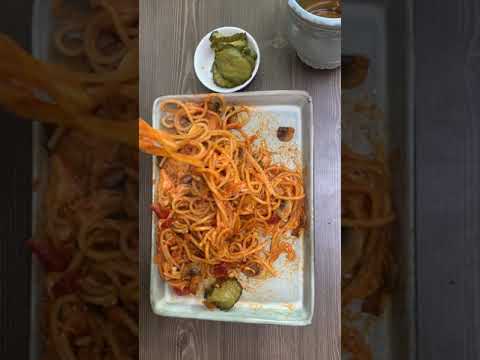 파스타 with cheese..먹는중  korean food thumbnail