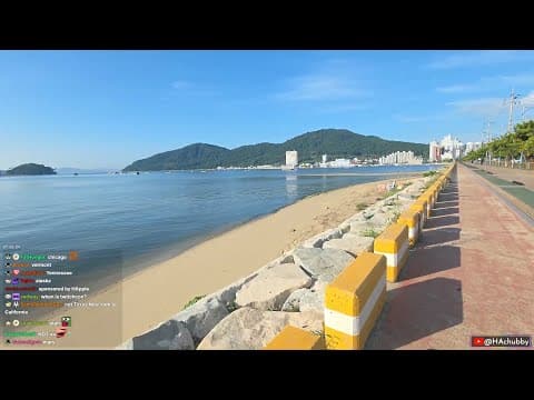 [Sep 10th, '25] Seaside Chill Walk, Big News Reveal - Short IRL Stream in Changwon, South Korea thumbnail